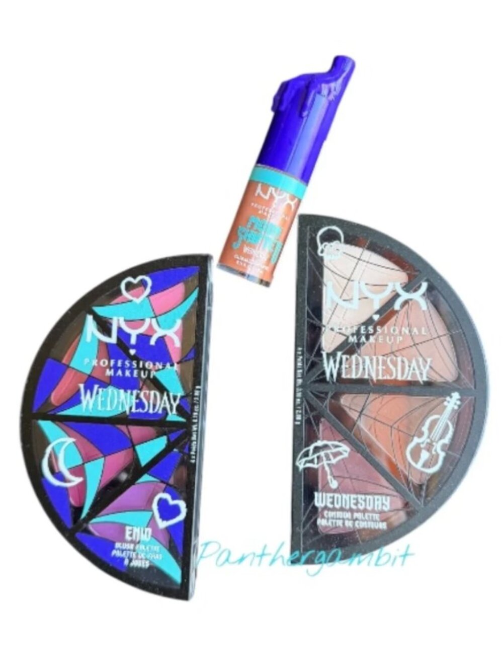 NWT Limited edition NYX Wednesday Adams Professional Makeup Bundle